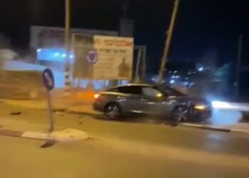 הפשיעה במגזר הערבי: תיעוד ממרדף משטרתי וירי לעבר רכב עד שנעצר בקלאנסווה