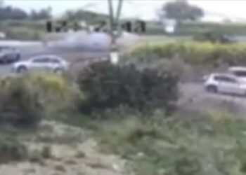 תיעוד: נסעו ברכב והובילו חומר נפץ שגרם לפיצוץ: יושבי הרכב נעצרו