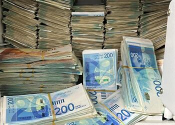 תיעוד: מעל 2.5 מיליון שקלים נתפסו לפני שהולבנו בשפרעם