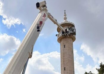 המשטרה הסירה מצלמות פיראטיות של ארגוני הפשיעה ממסגד בג'ואריש וג'לג'וליה