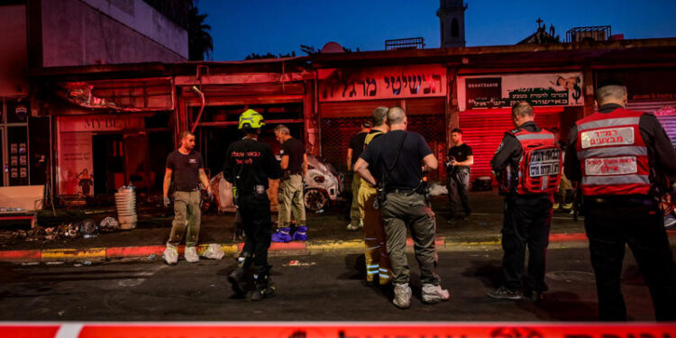 .חיפה. ניסיון חיסול ברחוב מרכזי צילום: פלאש 90