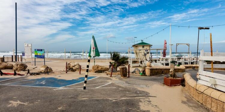 חוף ראשון לציון. זירת הפשע