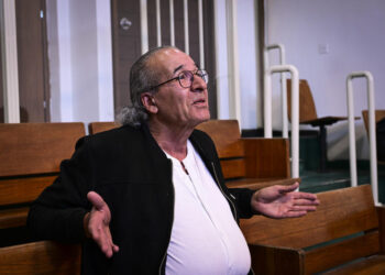 הנאשם, הרצל גולן. זוכה על ידי השופט שהעביר ביקורת על המשטרה צילום: פלאש 90