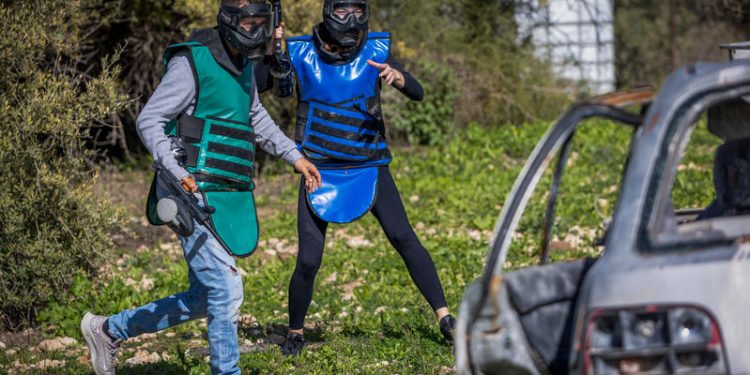 פיינטבול. המשחק הפך לזירה מדממת צילום: פלאש 90