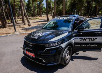 רכב משטרה. ההסבר ההזוי של החשוד לאחר מעצרו צילום: פלאש 90