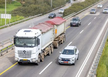 כביש 6. זירת הירי הקטלני צילום: פלאש 90